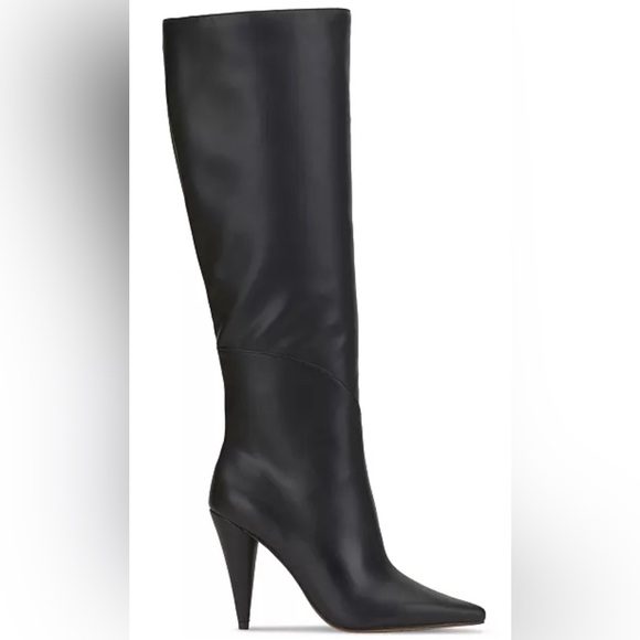 Jessica Simpson Maynard Pointed-Toe Dress Knee Boots Black SZ 10M/41.5 New - Picture 1 of 6